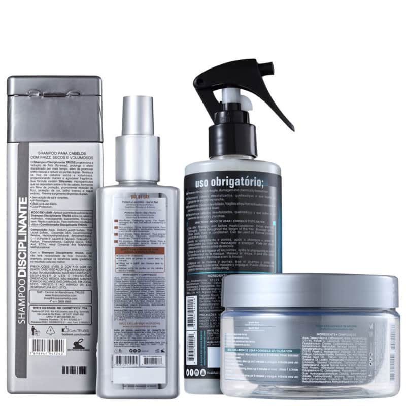 Kit Truss Active Escova Reconstrução e Disciplina (4 Produtos)