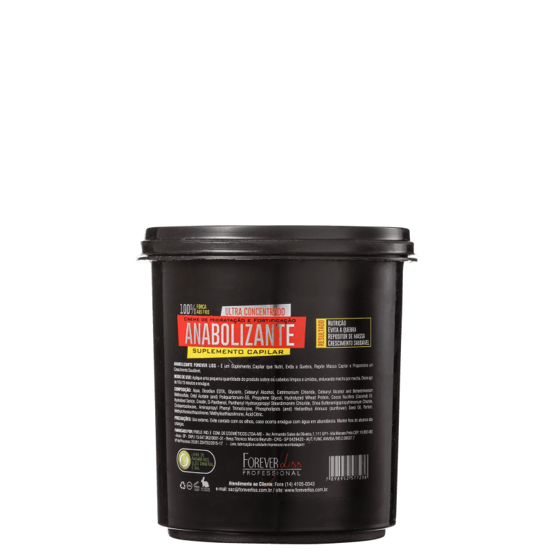 Forever Liss Professional Anabolizante - Máscara de Hidratação 240g