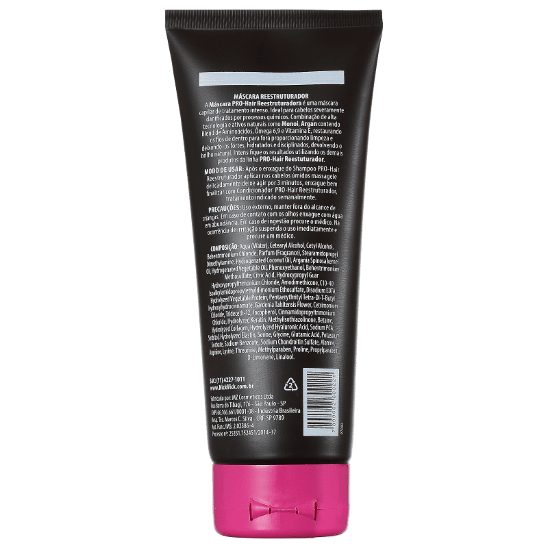 Nick & Vick PRO-Hair Reestruturador - Máscara Capilar 200g