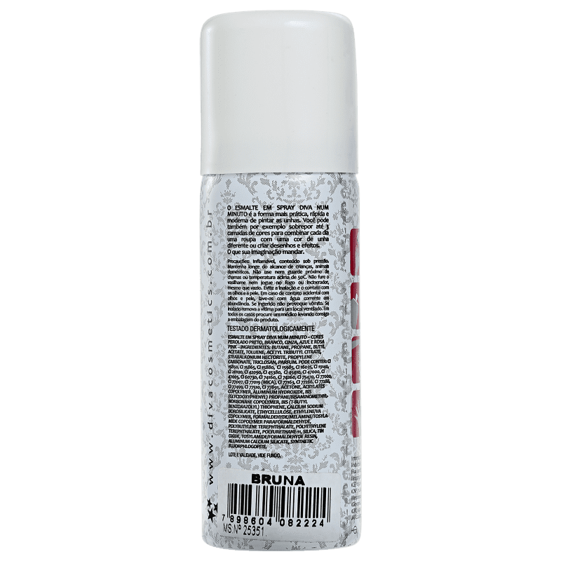 Diva Cosmetics Bruna - Esmalte em Spray Perolado 50ml