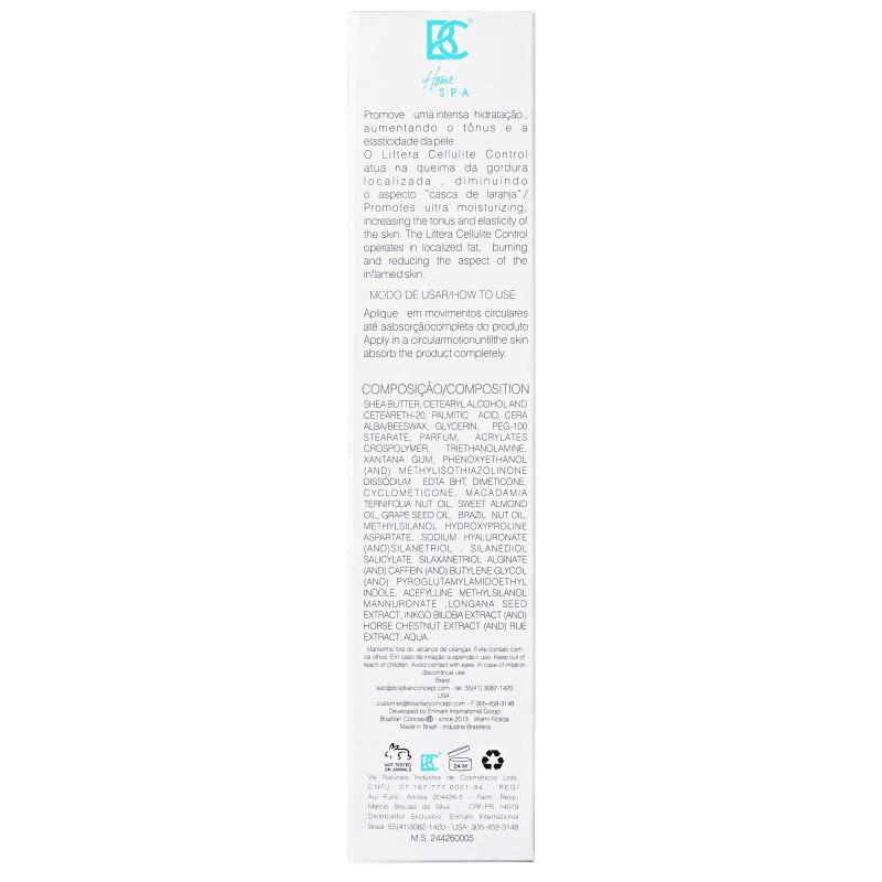 Brazilian Concept Liftera Cellulite Control - Creme para Celulite 50g