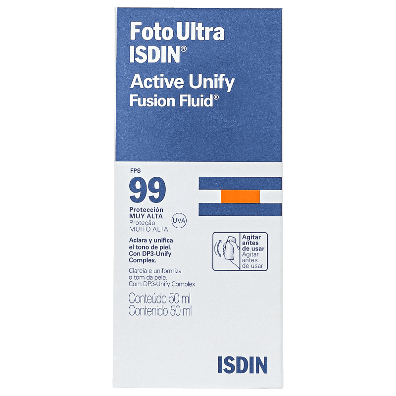 ISDIN Foto Ultra Active Unify FPS 99 - Protetor Solar Facial 50ml