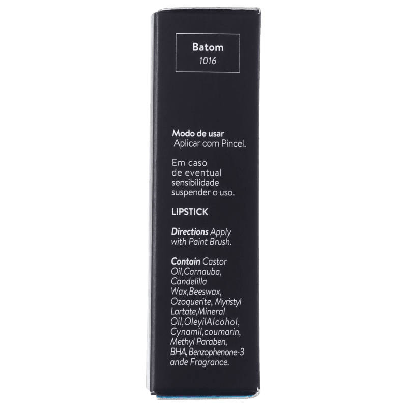 Catharine Hill Preto FPS 15 - Batom Cremoso 3,5g