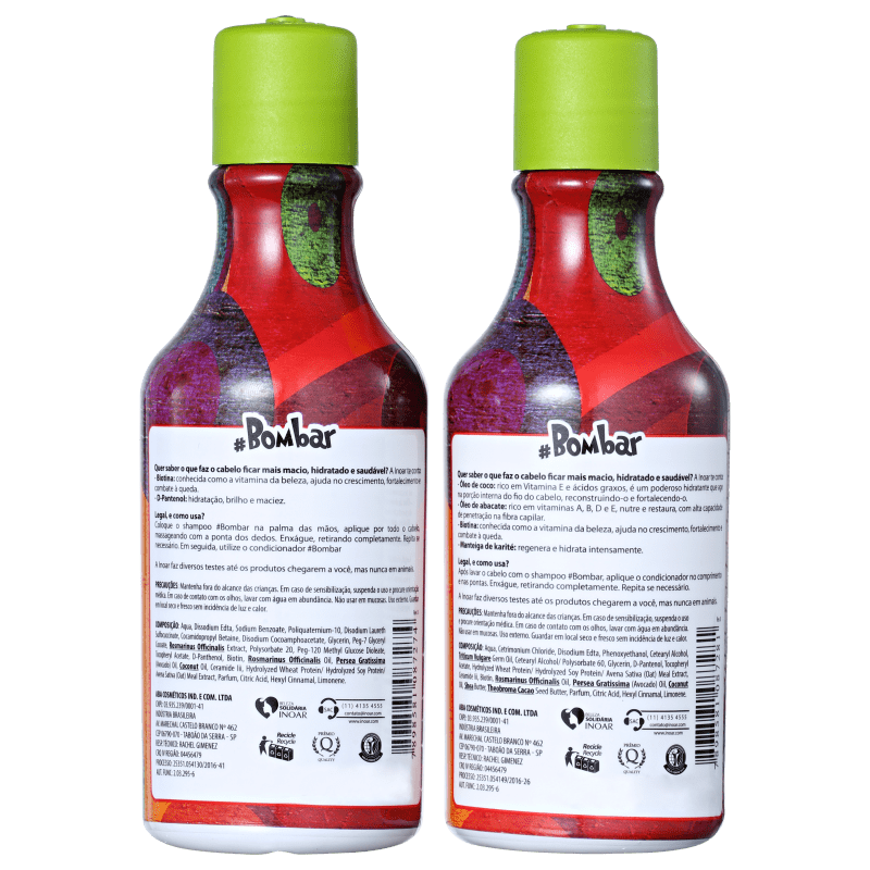 Kit Duo #Bombar (shampoo e condicionador) - 250ml