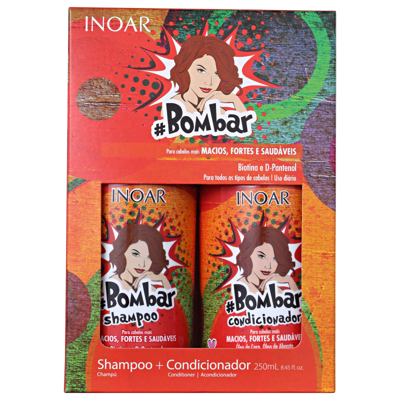 Kit Duo #Bombar (shampoo e condicionador) - 250ml