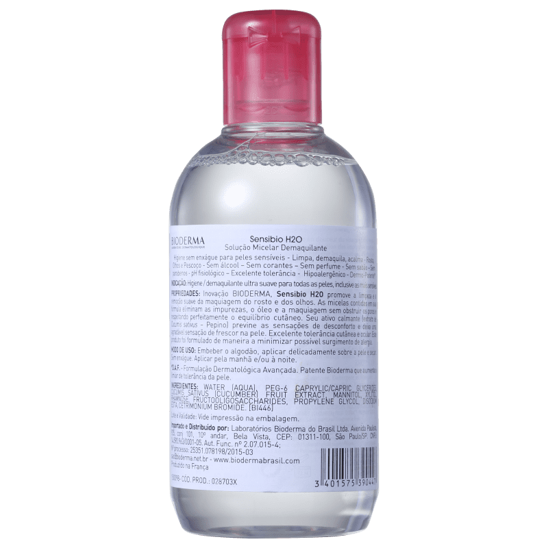 Bioderma Sensibio H2O - Água Demaquilante 250ml
