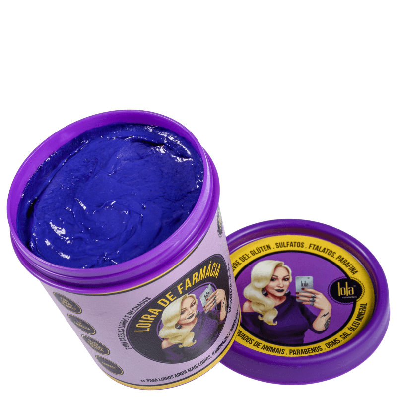 Lola Cosmetics Loira de Farmácia - Máscara Matizadora 230g