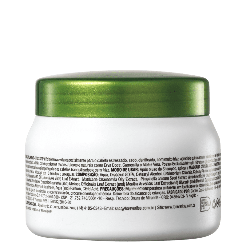 Forever Liss Professional TPM Anti-Stress - Máscara Capilar 250g