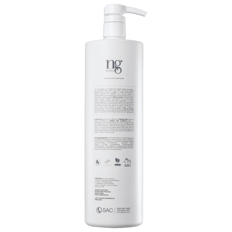 NG de France Light Moisture - Condicionador 1000ml