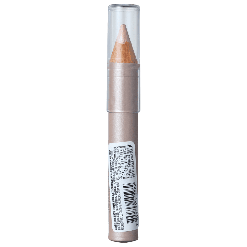 Maybelline Brow Drama Iluminador de Sobrancelhas Nude Perolado - Lápis para Sobrancelha 1,5g