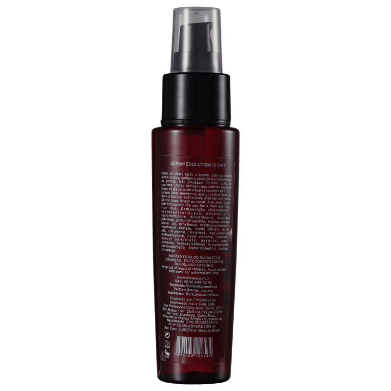 Vizcaya Evolution 10 em 1 - Sérum Capilar 70ml