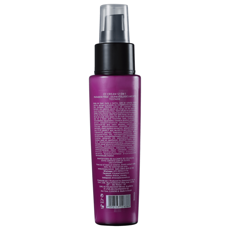 Vizcaya CC Cream 12 em 1 - Leave-in 70ml