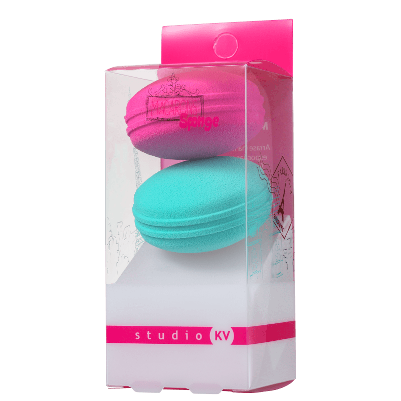 Studio KV Macaron Sponge - Esponja de Maquiagem 2un