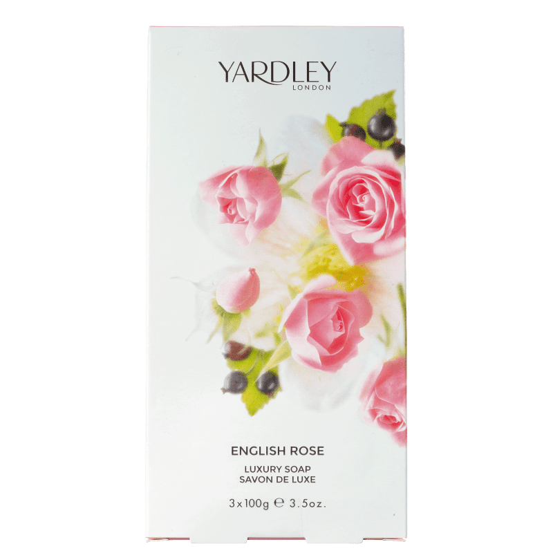 Kit Yardley English Rose Luxury - Sabonetes em Barra 3x100g