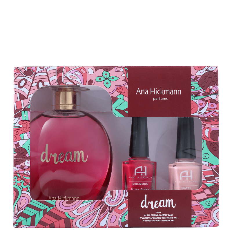 Conjunto Dream Ana Hickmann Feminino - Eau de Cologne 80ml + Esmalte 9ml 2un