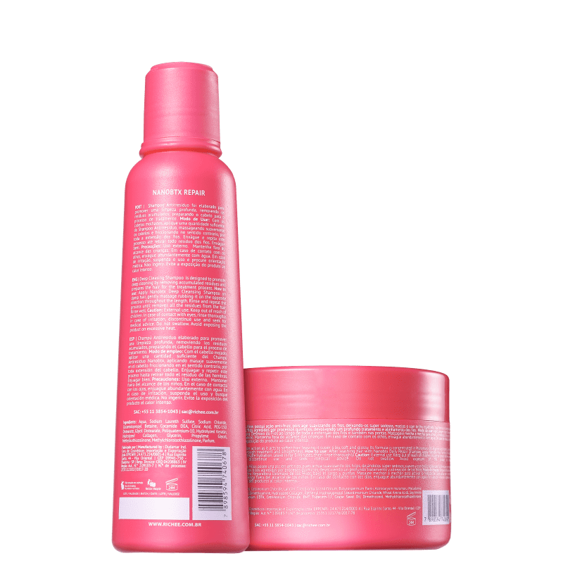 Kit Richée Professional Nano Botox Repair Desmaio dos Fios (2 Produtos)