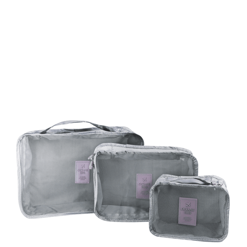 Trip Organizer Cinza - Organizador de Viagem