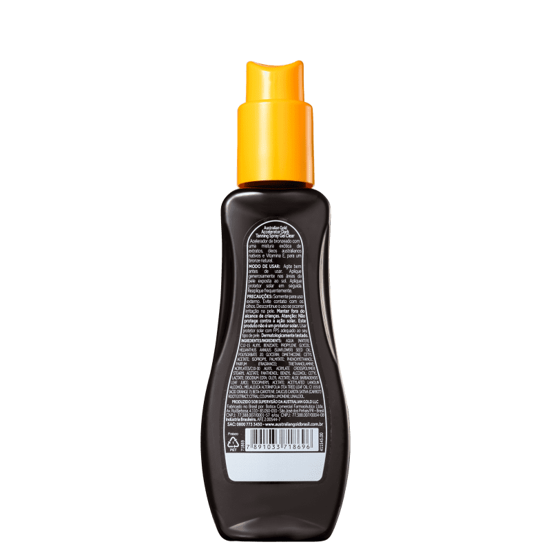 Australian Gold Accelerator Clear - Spray Bronzeador 125ml