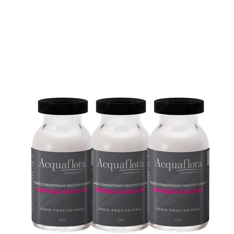 Acquaflora Nutrição Celular - Ampola de Nutrição 3x12ml