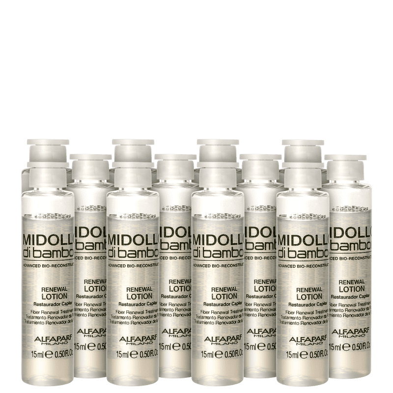 Alfaparf Midollo di Bamboo Renewal - Loção Capilar 12x15ml