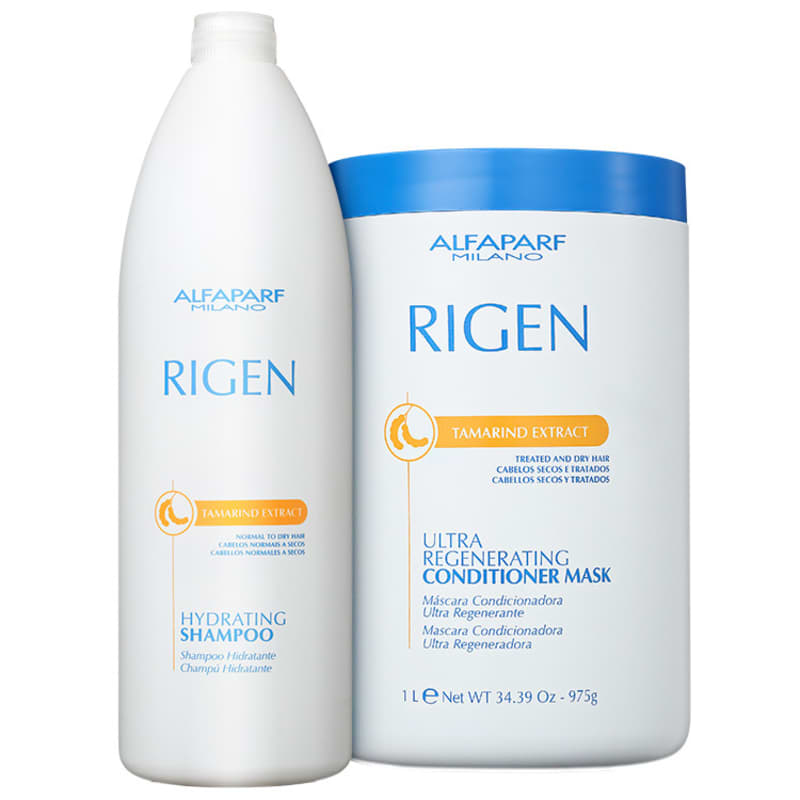 Kit Alfaparf Rigen Tamarind Extract Ultra Regenerating Profissional (2 Produtos)