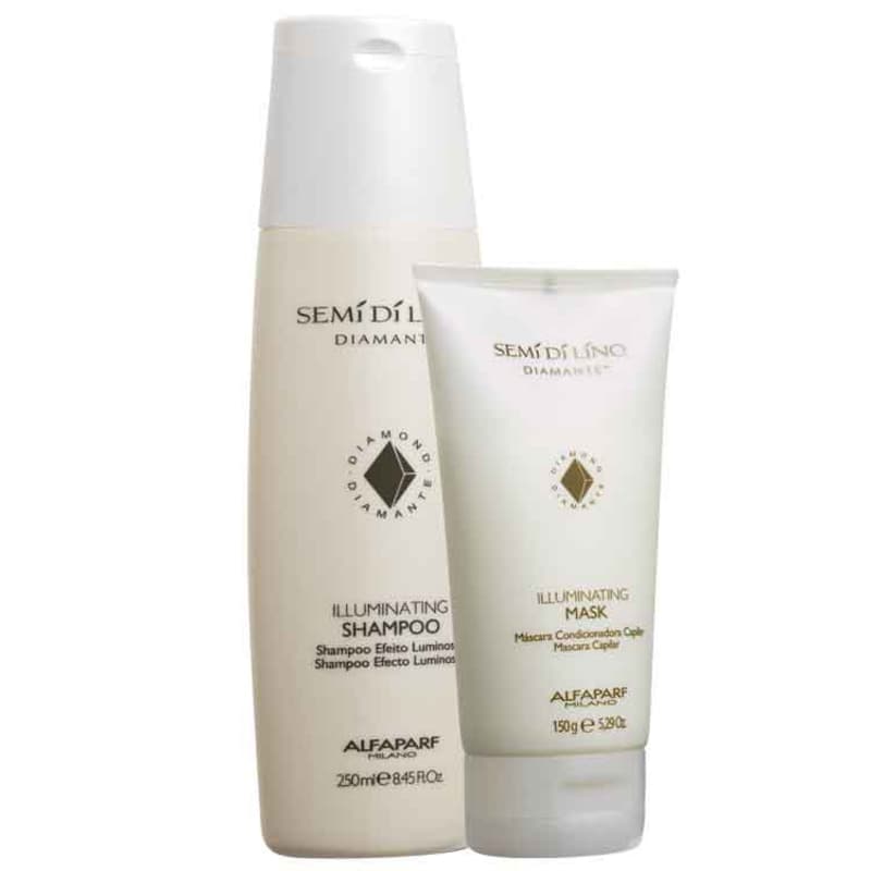 Alfaparf Semi di Lino Diamante Illuminating Duo Kit (2 Produtos) Edição Limitada