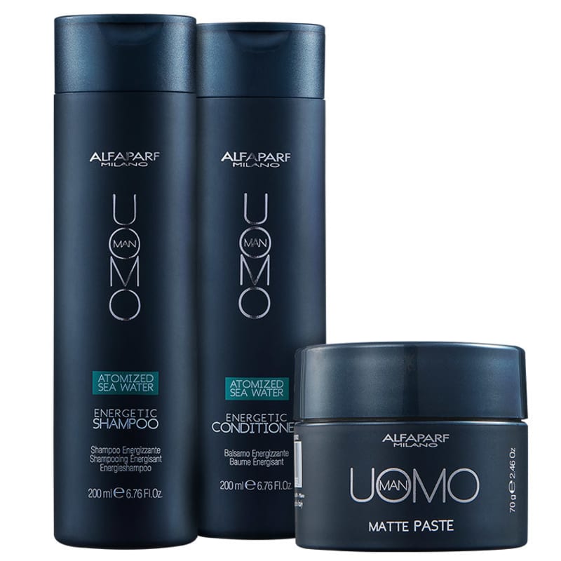 Alfaparf Uomo Man Silver Matte Kit (3 Produtos)