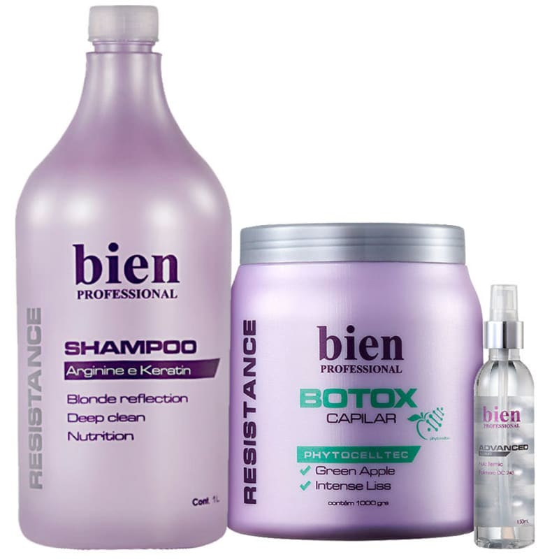 Kit Bien Professional Resistance Botox Capilar (3 Produtos)