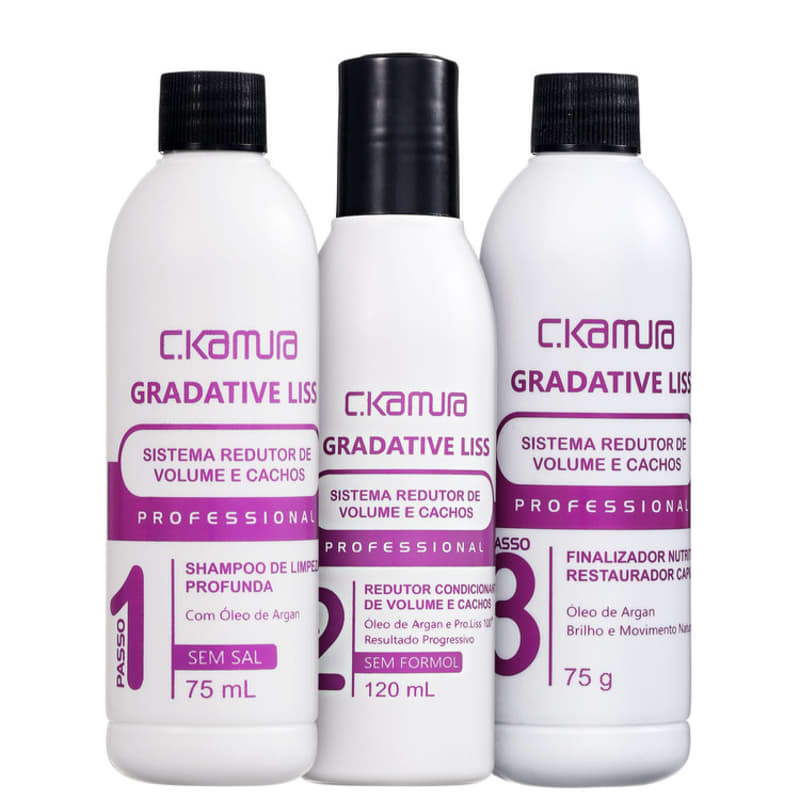 Kit C.Kamura Gradative Liss (3 Produtos)