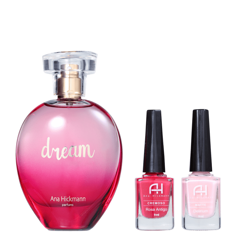 Conjunto Dream Ana Hickmann Feminino - Eau de Cologne 80ml + Esmalte 9ml 2un
