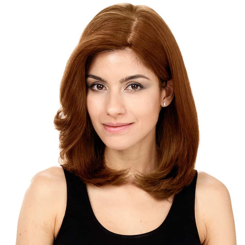 Crown Wigs Carol Castanho Claro - Peruca 35cm