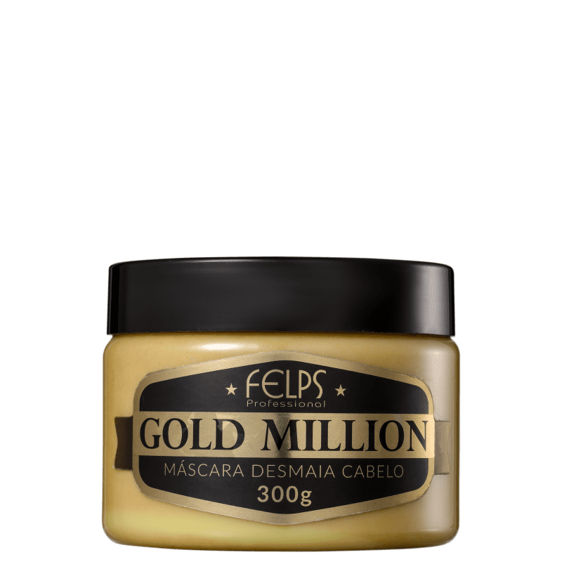Felps Profissional Gold Million Desmaia Cabelo - Máscara Capilar 300g