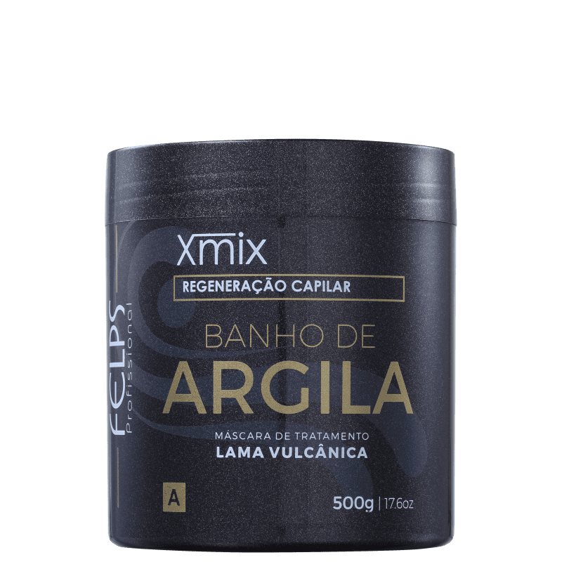 Felps Profissional XMix Banho de Argila - Máscara de Hidratação 500g