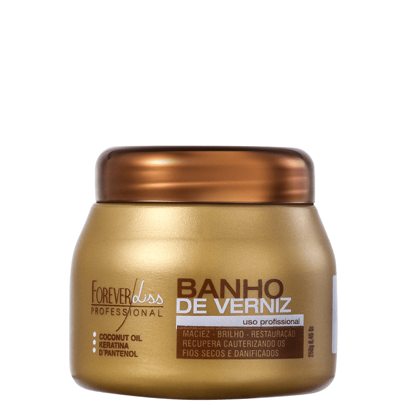 Forever Liss Professional Banho de Verniz - Máscara Capilar 250g