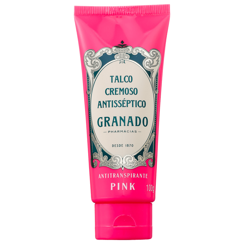 Granado Pink Talco Cremoso Antisséptico - Creme Anti-transpirante 100g