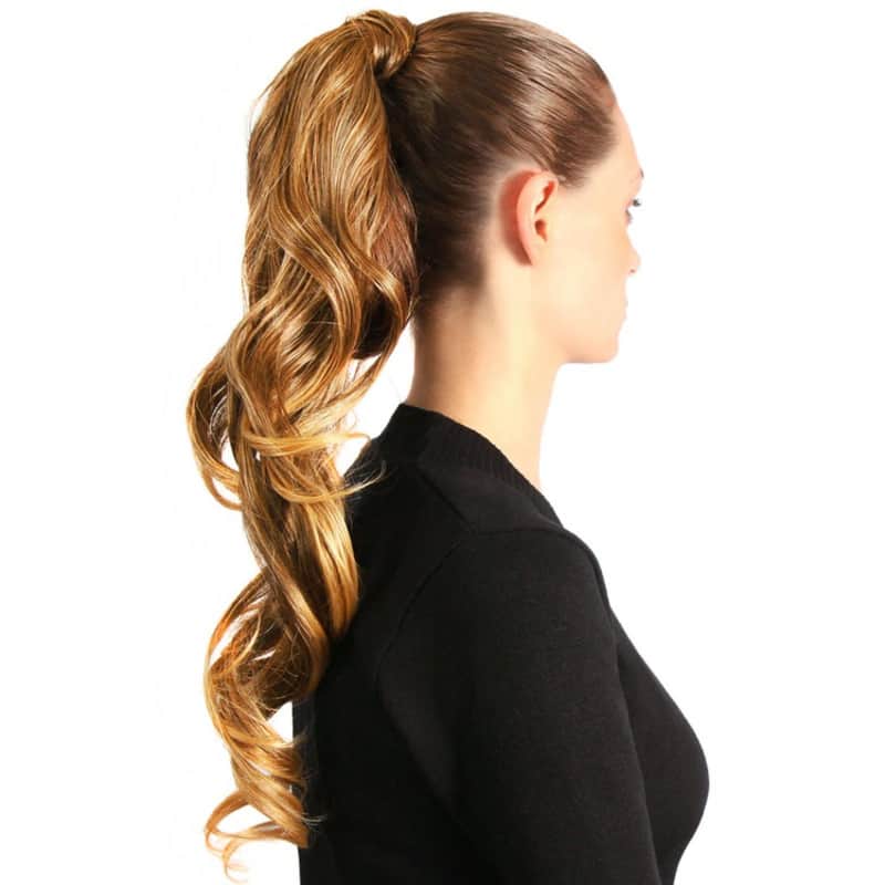 Hairdo Rabo de Cavalo Ondulado - Louro Dourado Com Californianas 58Cm