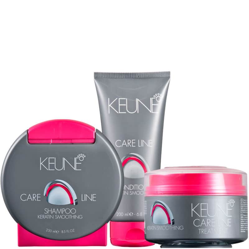 Keune Keratin Smoothing Treatment Kit (3 Produtos)