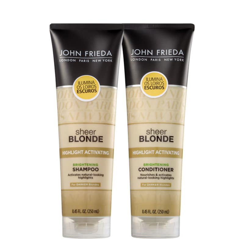 Kit John Frieda Sheer Blonde Highlight Activating Darker Shades Duo (2 Produtos)