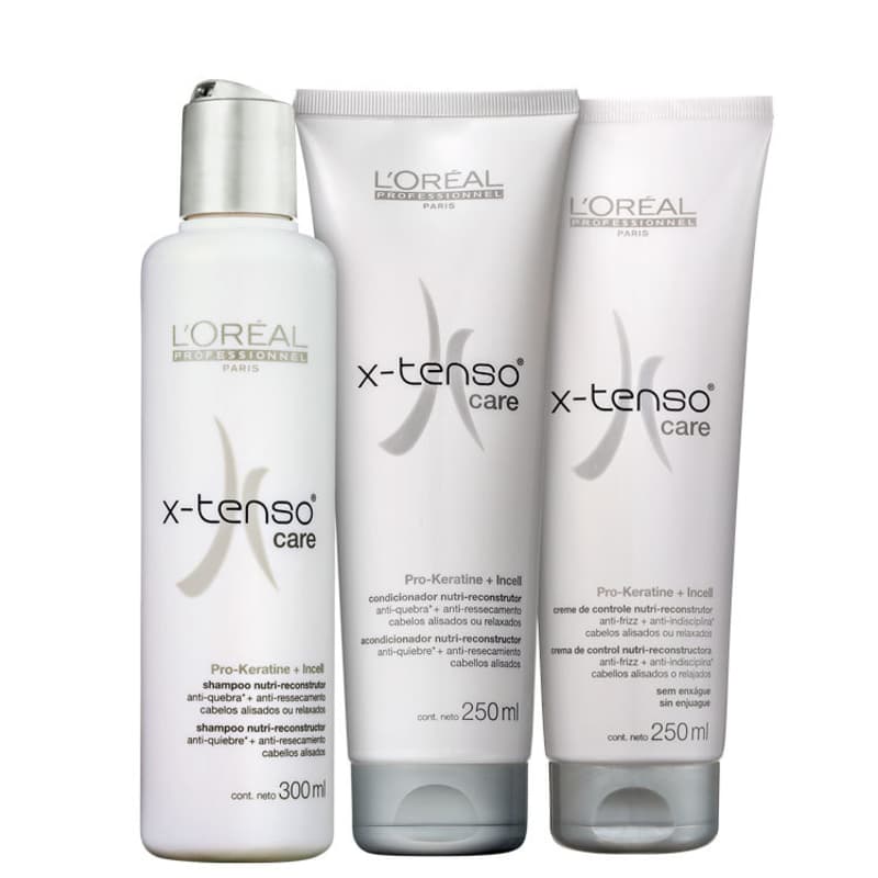 Kit L'Oréal Professionnel X-Tenso Care Discipline (3 Produtos)