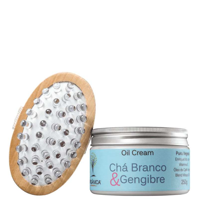 Kit Orgânica Massagem com Chá Branco & Gengibre (2 Produtos)