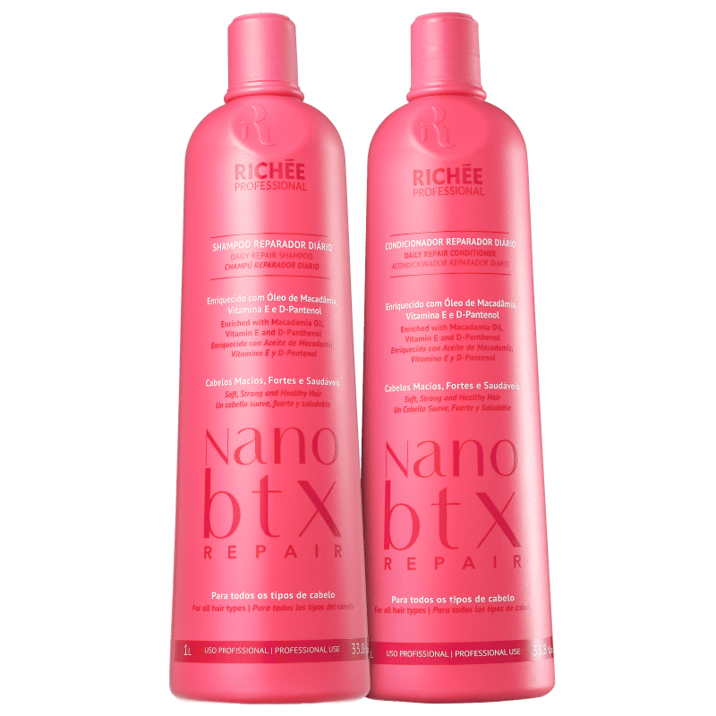 Kit Richée Professional Nano Botox Repair Duo Salão (2 Produtos)