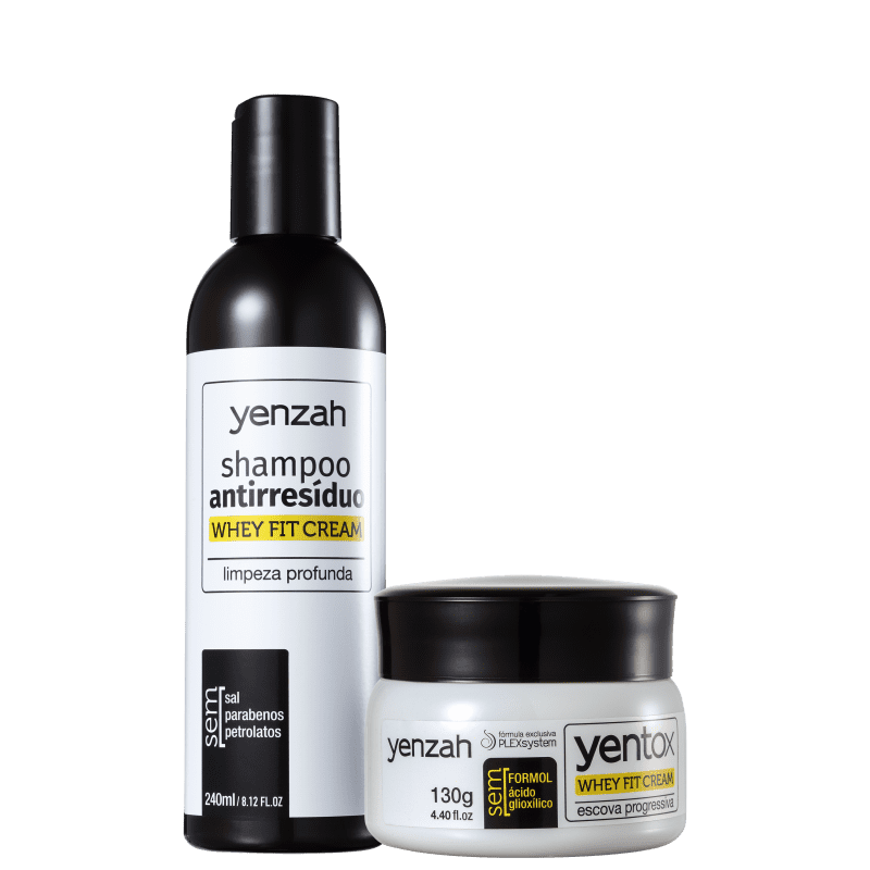 Kit Yenzah Power Whey Fit Cream Progressiva (2 Produtos)