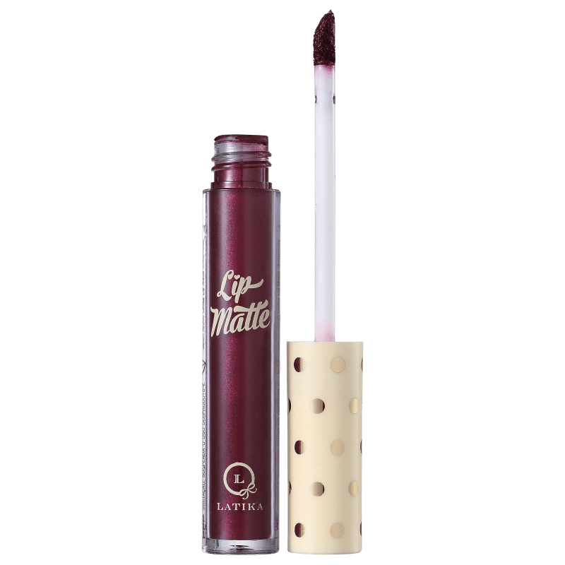 Latika Lip Vinho Nº 41 - Batom Líquido Metálico 4ml