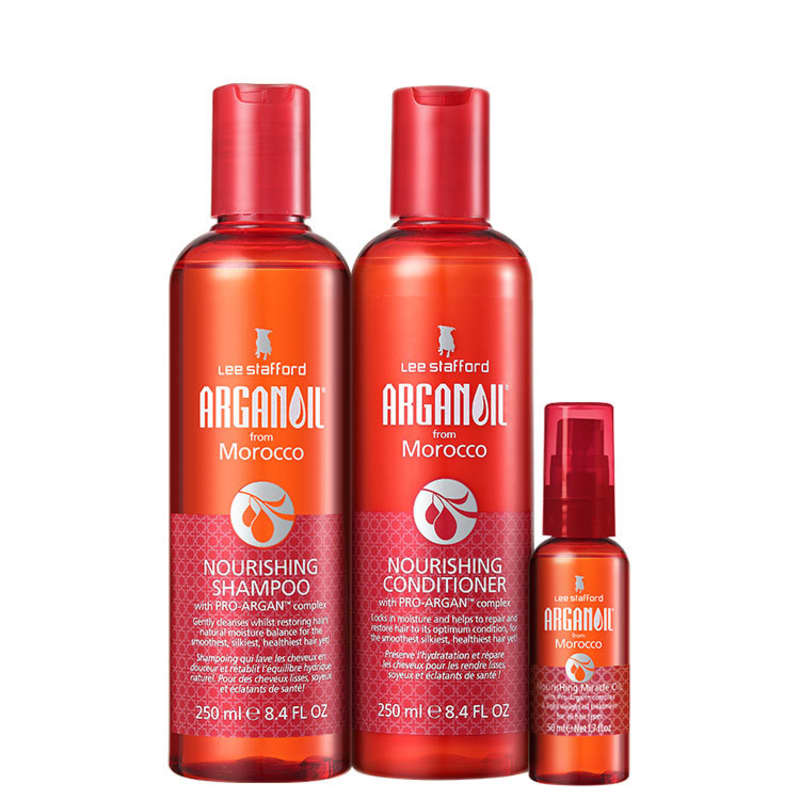 Lee Stafford Arganoil From Morocco Nourishing Kit de Tratamento (3 Produtos)
