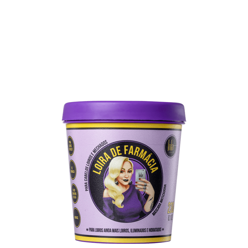 Lola Cosmetics Loira de Farmácia - Máscara Matizadora 230g