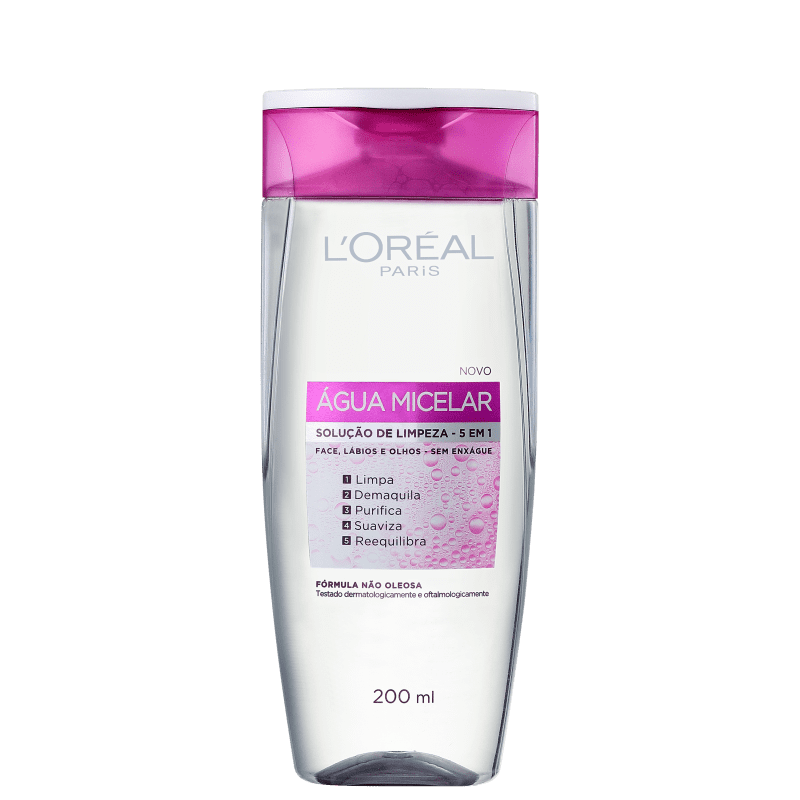 L'Oréal Paris Dermo Expertise Água Micelar 5 em 1 - Água Demaquilante 200ml