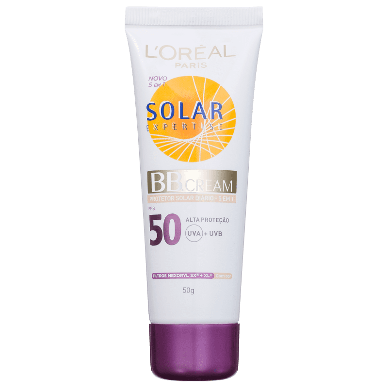 L'Oréal Paris Solar Expertise Protetor Solar Diário 5 em 1 com Cor FPS 50 - BB Cream 50g