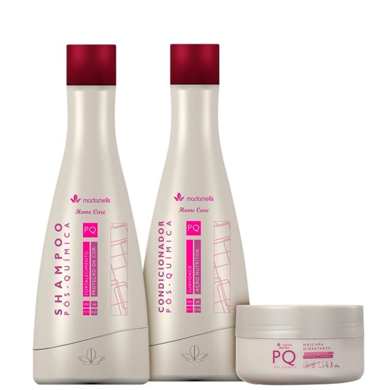 Madamelis Profissional Pós-Química Trio Kit (3 Produtos)