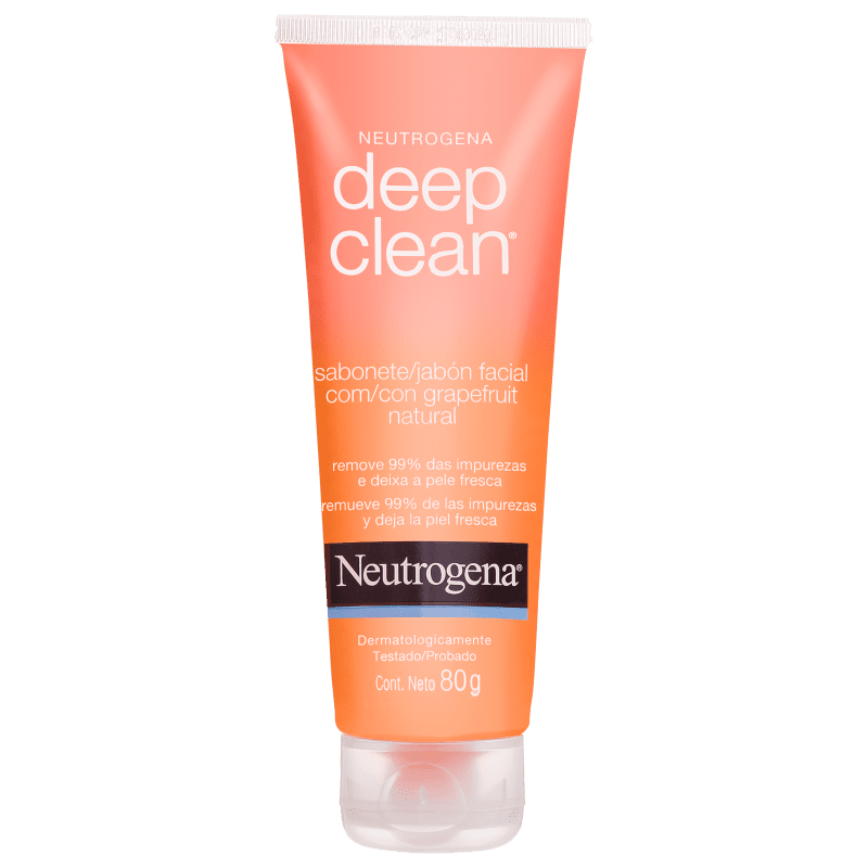 Neutrogena Deep Clean Grapefruit - Gel de Limpeza Facial 80g
