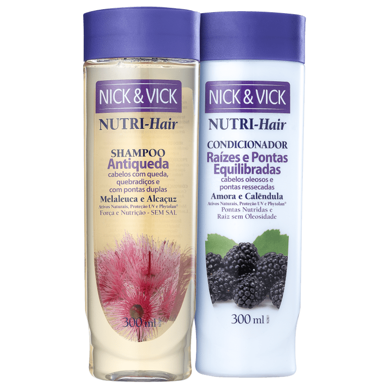 Kit Nick & Vick NUTRI-Hair Cabelos Fortes (2 Produtos)